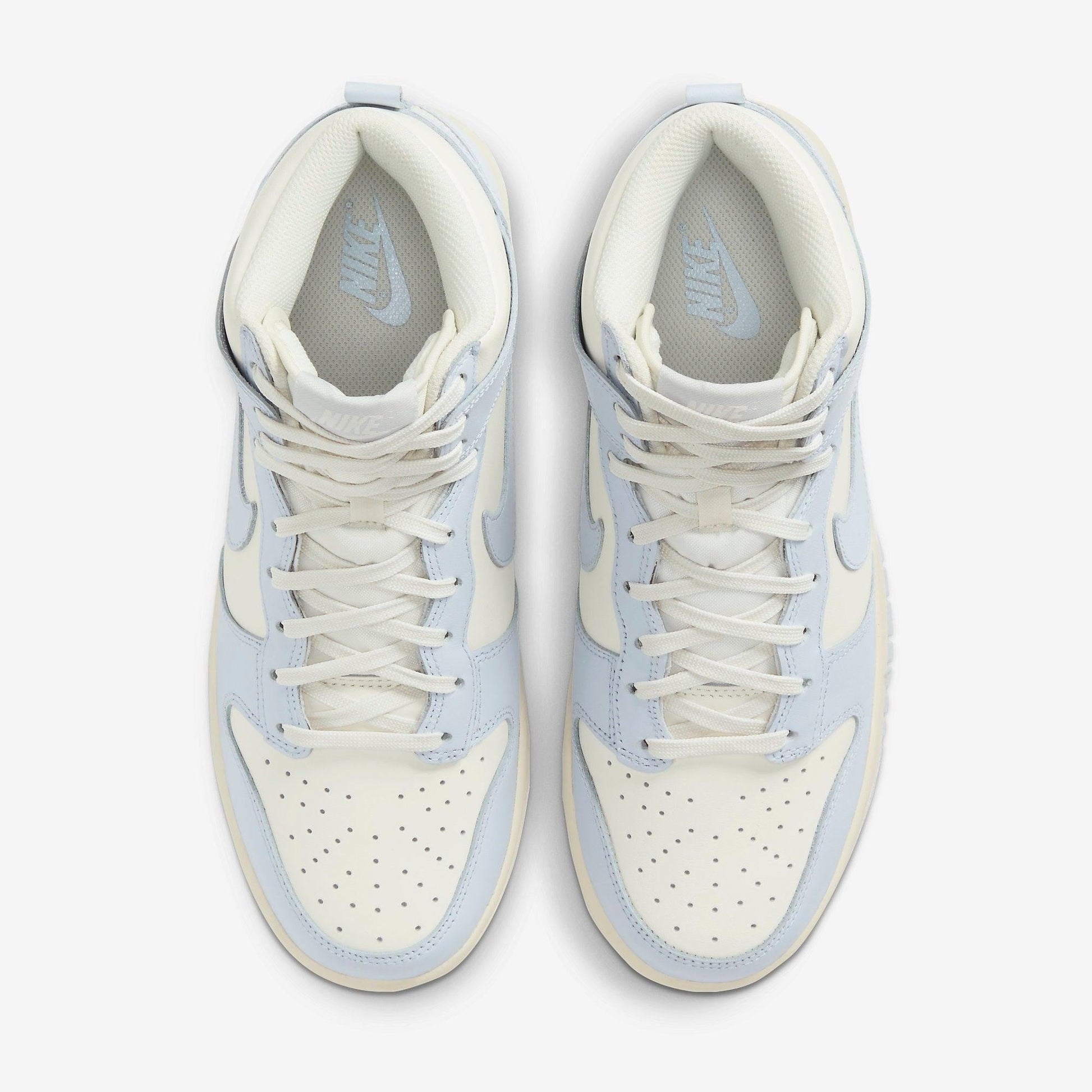 Nike Dunk High 'Football Grey' (2021) (Womens) [DD1869-102] Athletic Basketball Skateboarding Sports Sneakers in Sail / Football Grey - Pale Ivory for Unisex Adult Female Ladies Girls WMNS - AVBL MRKT (5)