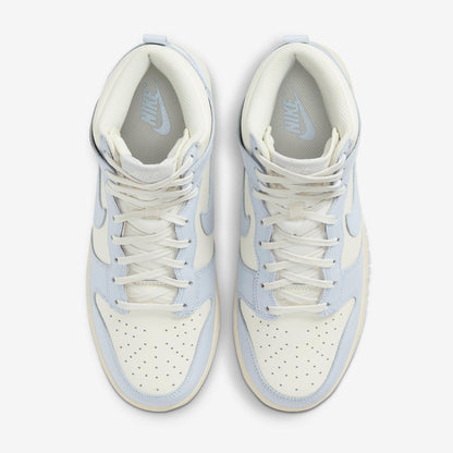 Nike Dunk High 'Football Grey' (2021) (Womens) [DD1869-102] Athletic Basketball Skateboarding Sports Sneakers in Sail / Football Grey - Pale Ivory for Unisex Adult Female Ladies Girls WMNS - AVBL MRKT (5)