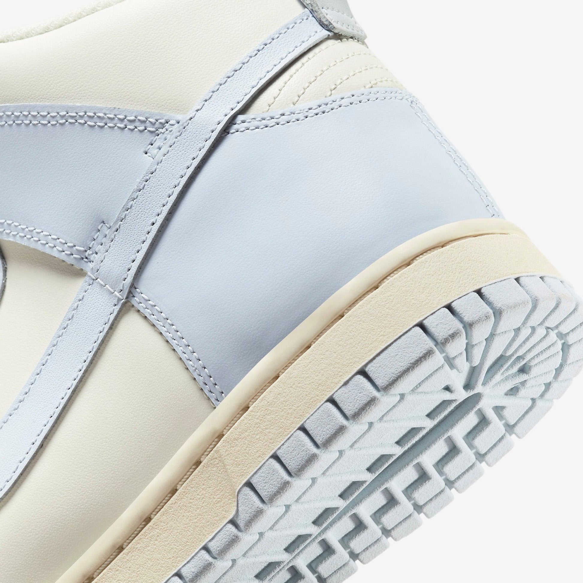 Nike Dunk High 'Football Grey' (2021) (Womens) [DD1869-102] Athletic Basketball Skateboarding Sports Sneakers in Sail / Football Grey - Pale Ivory for Unisex Adult Female Ladies Girls WMNS - AVBL MRKT (8)