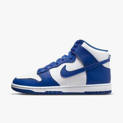 Nike Dunk High Retro 'Kentucky / Game Royal' (2021) [DD1399-102] Athletic Basketball Skateboarding Sports Sneakers in White / Game Royal - Total Orange for Unisex Adult Mens - AVBL MRKT (2)