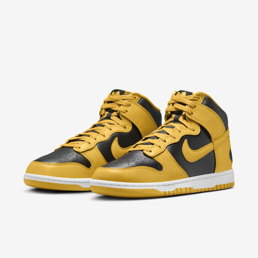 Nike Dunk High Retro PRM 'Wu-Tang Clan' (2024) [HJ4320-001] Athletic Basketball Skateboarding Sports Sneakers in Black / Pollen - White for Unisex Adult Mens - AVBL MRKT (1)