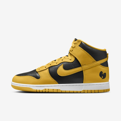 Nike Dunk High Retro PRM 'Wu-Tang Clan' (2024) [HJ4320-001] Athletic Basketball Skateboarding Sports Sneakers in Black / Pollen - White for Unisex Adult Mens - AVBL MRKT (2)