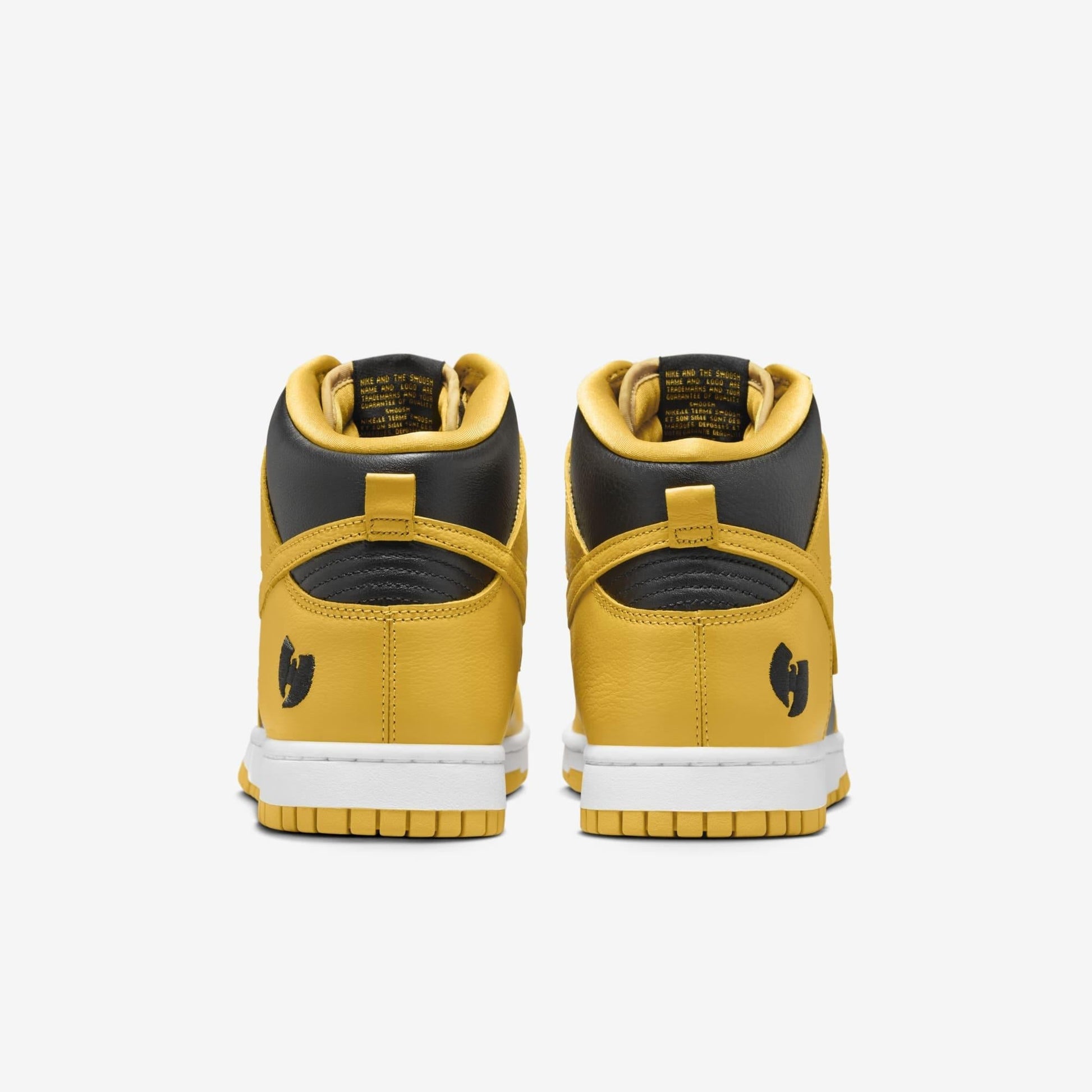 Nike Dunk High Retro PRM 'Wu-Tang Clan' (2024) [HJ4320-001] Athletic Basketball Skateboarding Sports Sneakers in Black / Pollen - White for Unisex Adult Mens - AVBL MRKT (6)