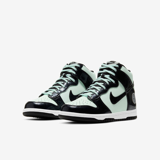 Nike Dunk High SE 'All-Star' (2021) (GS) [DD1846-300] Athletic Basketball Skateboarding Sports Sneakers in Barely Green / Black' for Unisex Youth Kids Junior Boys Girls - AVBL MRKT (1)
