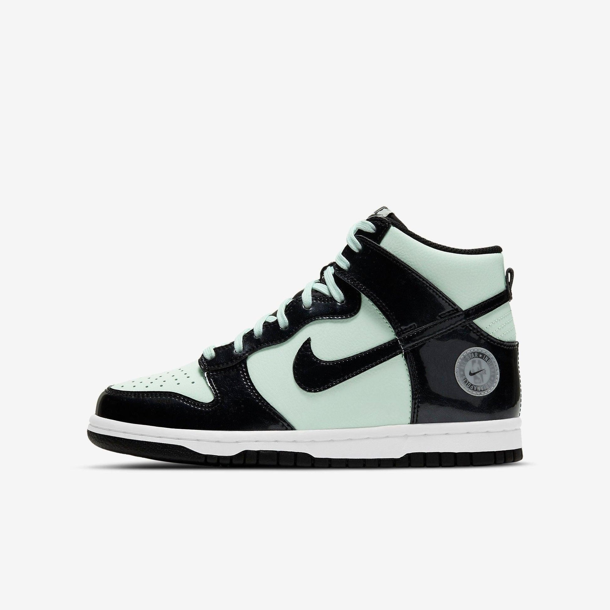 Nike Dunk High SE 'All-Star' (2021) (GS) [DD1846-300] Athletic Basketball Skateboarding Sports Sneakers in Barely Green / Black' for Unisex Youth Kids Junior Boys Girls - AVBL MRKT (2)