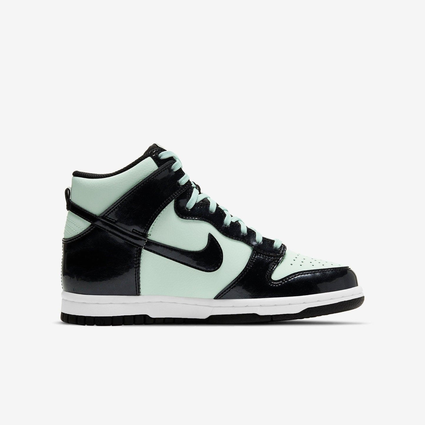Nike Dunk High SE 'All-Star' (2021) (GS) [DD1846-300] Athletic Basketball Skateboarding Sports Sneakers in Barely Green / Black' for Unisex Youth Kids Junior Boys Girls - AVBL MRKT (4)