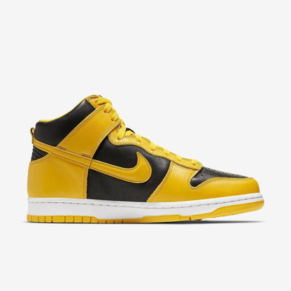 Nike Dunk High SP 'Varsity Maize' (2020) [CZ8149-002] Athletic Basketball Skateboarding Sports Sneakers in Black / Varsity Maize - White for Unisex Adult Mens - AVBL MRKT (4)