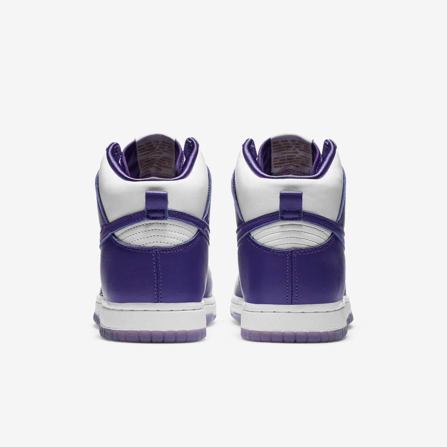 Nike Dunk High SP 'Varsity Purple' (2020) (Womens) [DC5382-100] Athletic Basketball Skateboarding Sports Sneakers in White / Varsity Purple for Unisex Adult Female Ladies Girls WMNS - AVBL MRKT (5)