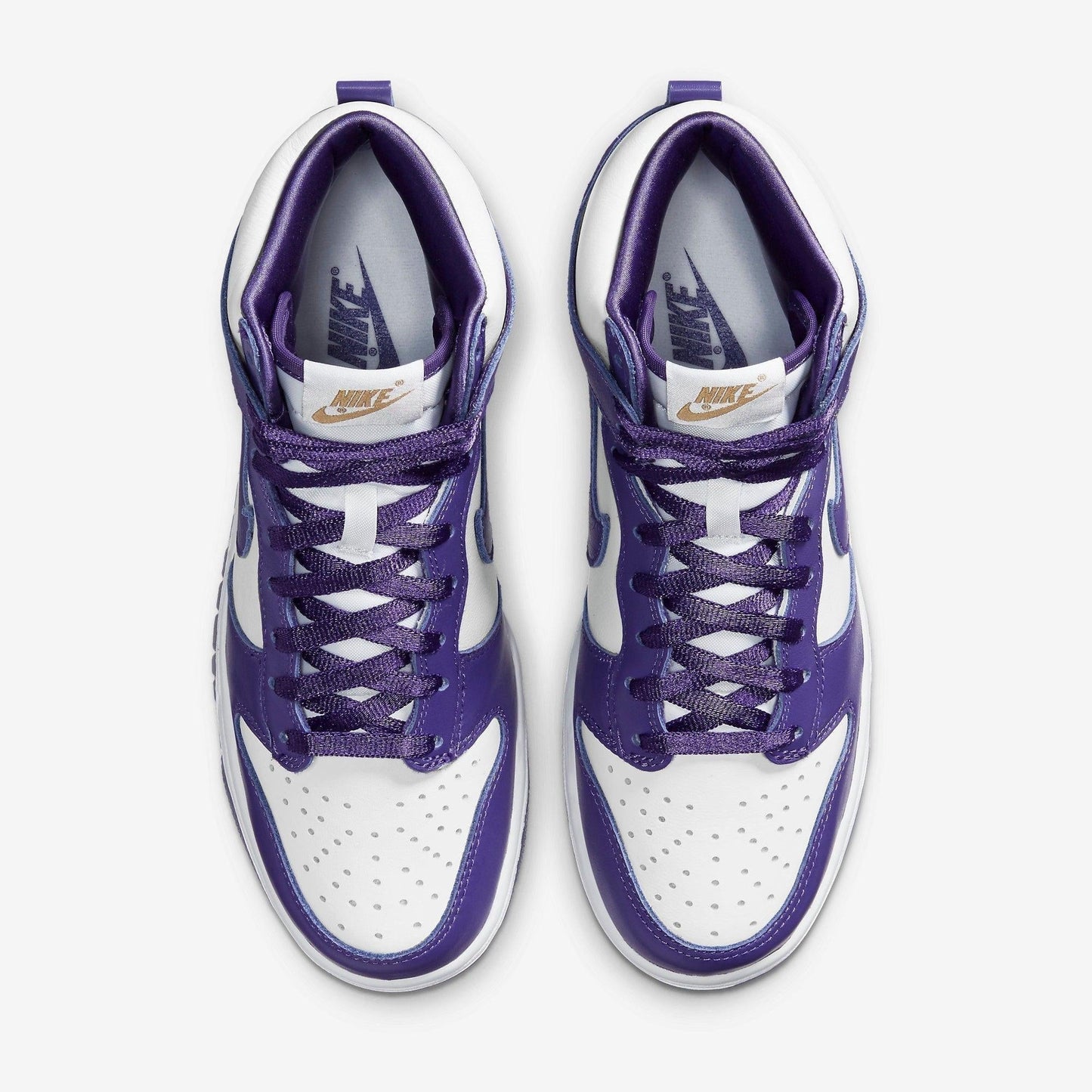 Nike Dunk High SP 'Varsity Purple' (2020) (Womens) [DC5382-100] Athletic Basketball Skateboarding Sports Sneakers in White / Varsity Purple for Unisex Adult Female Ladies Girls WMNS - AVBL MRKT (6)