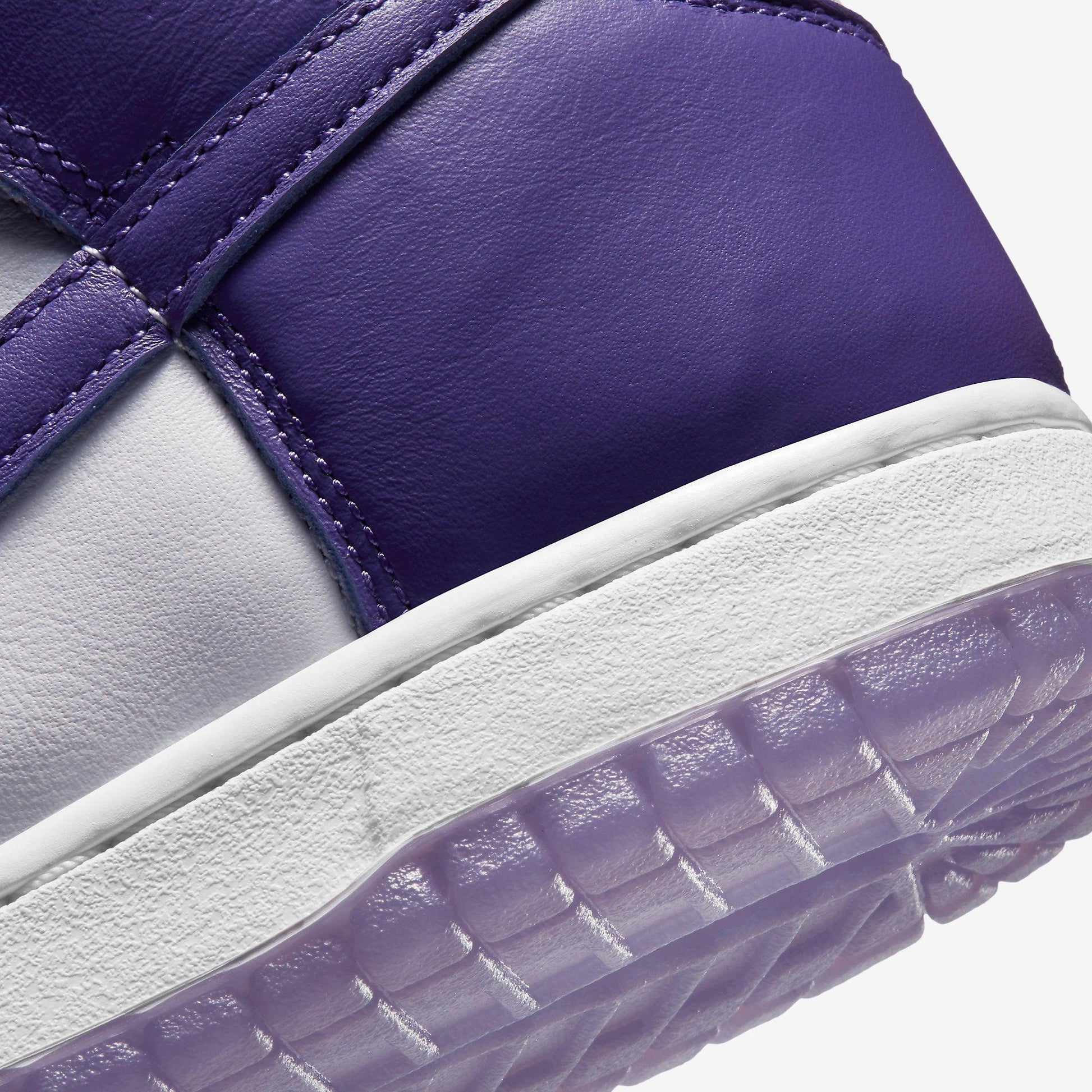 Nike Dunk High SP 'Varsity Purple' (2020) (Womens) [DC5382-100] Athletic Basketball Skateboarding Sports Sneakers in White / Varsity Purple for Unisex Adult Female Ladies Girls WMNS - AVBL MRKT (8)