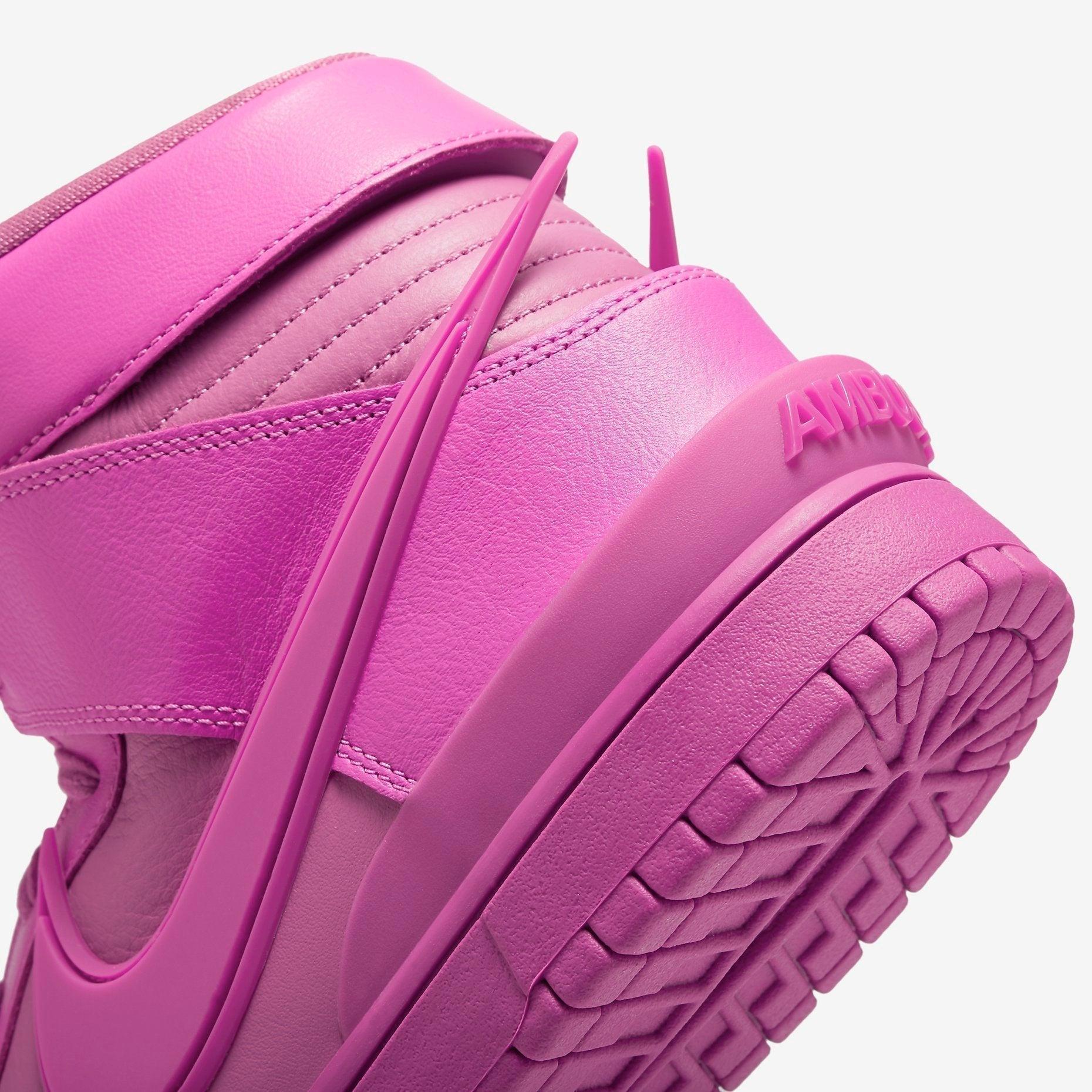 Nike Dunk High x Ambush 'Active Fuchsia' (2021) [CU7544-600] Athletic Basketball Skateboarding Sports Sneakers in Active Fuchsia / Active Fuchsia for Unisex Adult Mens - AVBL MRKT (8)
