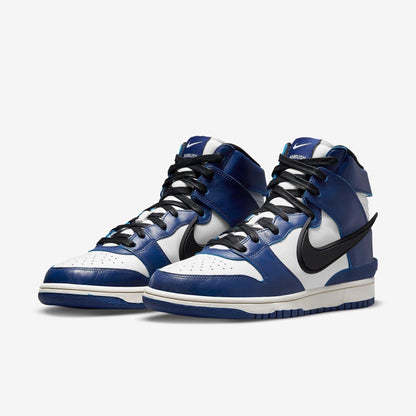 Nike Dunk High x Ambush 'Deep Royal' (2021) [CU7544-400] Athletic Basketball Skateboarding Sports Sneakers in Deep Royal Blue / Black - White for Unisex Adult Mens - AVBL MRKT (1)