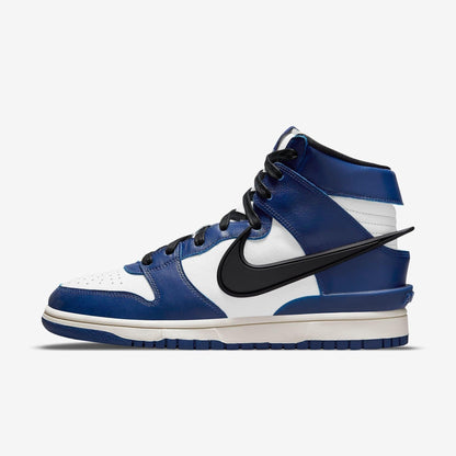 Nike Dunk High x Ambush 'Deep Royal' (2021) [CU7544-400] Athletic Basketball Skateboarding Sports Sneakers in Deep Royal Blue / Black - White for Unisex Adult Mens - AVBL MRKT (2)