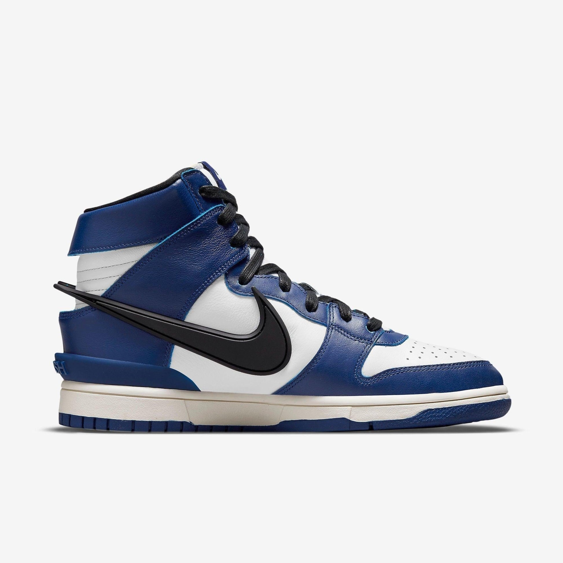 Nike Dunk High x Ambush 'Deep Royal' (2021) [CU7544-400] Athletic Basketball Skateboarding Sports Sneakers in Deep Royal Blue / Black - White for Unisex Adult Mens - AVBL MRKT (4)