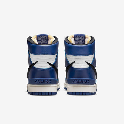 Nike Dunk High x Ambush 'Deep Royal' (2021) [CU7544-400] Athletic Basketball Skateboarding Sports Sneakers in Deep Royal Blue / Black - White for Unisex Adult Mens - AVBL MRKT (6)