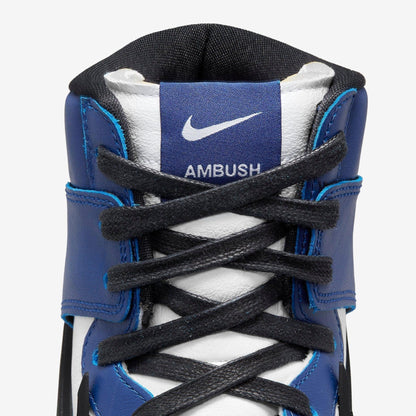 Nike Dunk High x Ambush 'Deep Royal' (2021) [CU7544-400] Athletic Basketball Skateboarding Sports Sneakers in Deep Royal Blue / Black - White for Unisex Adult Mens - AVBL MRKT (7)