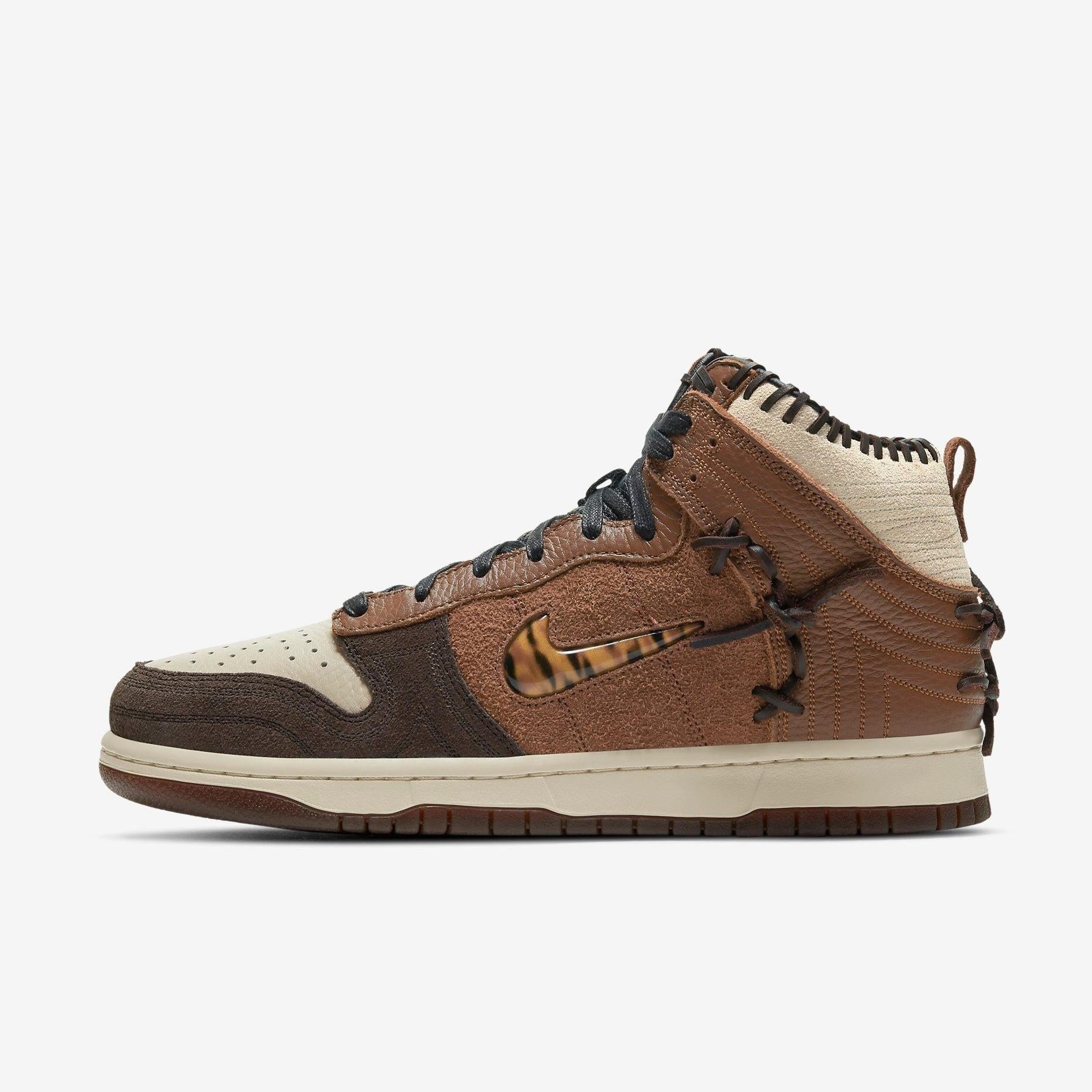 Nike Dunk High x Bodega 'Fauna Brown' (2020) [CZ8125-200] Athletic Basketball Skateboarding Sports Sneakers in Fauna Brown / Multi-Color - Rustic for Unisex Adult Mens - AVBL MRKT (2)