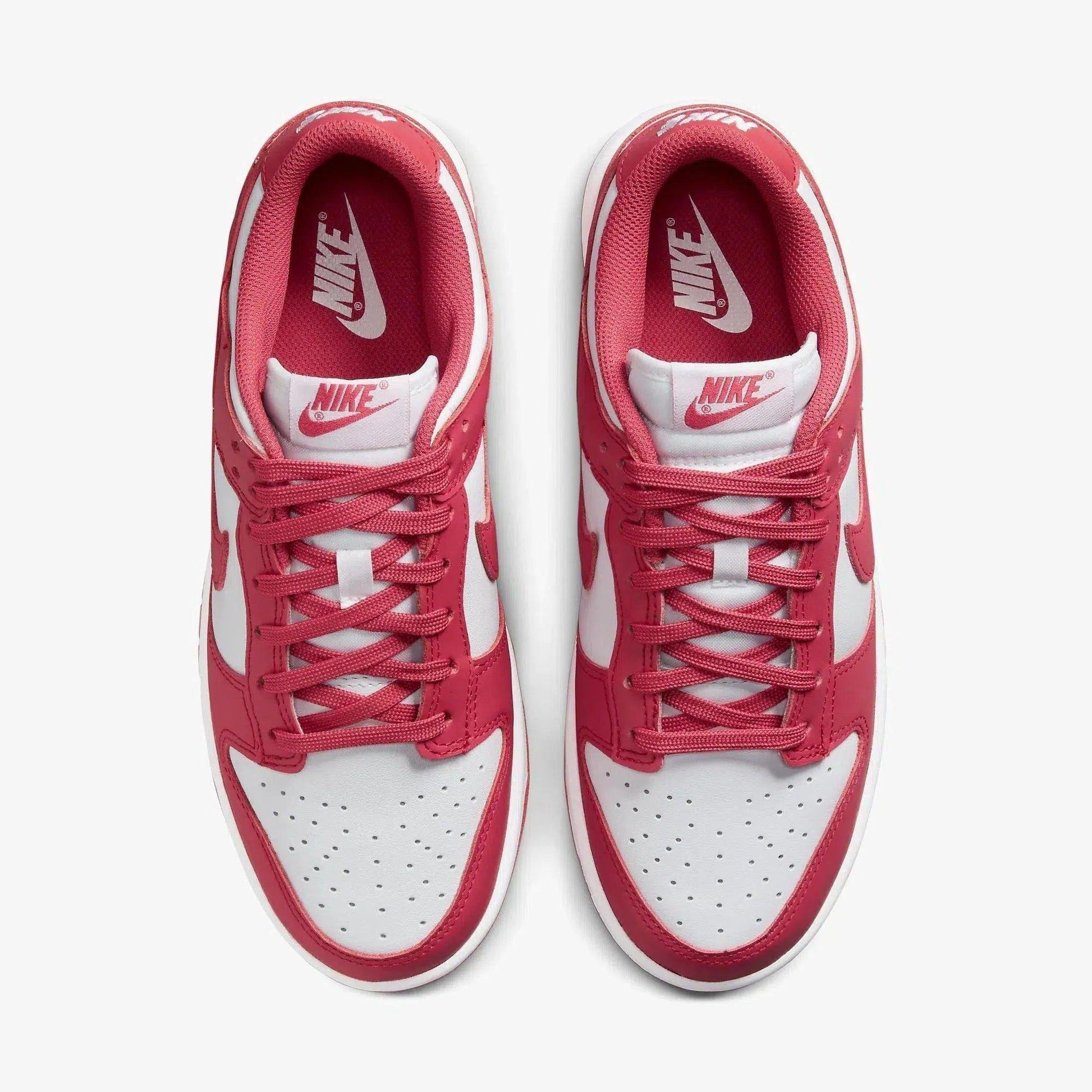 Nike Dunk Low 'Archaeo Pink' (2021) (Womens) [DD1503-111] Athletic Basketball Skateboarding Sports Sneakers in White / Archaeo Pink for Unisex Adult Female Ladies Girls WMNS - AVBL MRKT (5)