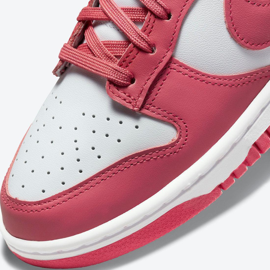 Nike Dunk Low 'Archaeo Pink' (2021) (Womens) [DD1503-111] Athletic Basketball Skateboarding Sports Sneakers in White / Archaeo Pink for Unisex Adult Female Ladies Girls WMNS - AVBL MRKT (7)