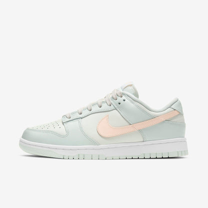 Nike Dunk Low 'Barely Green' (2021) (Womens) [DD1503-104] Athletic Basketball Skateboarding Sports Sneakers in Sail / Crimson Tint - Barely Green for Unisex Adult Female Ladies Girls WMNS - AVBL MRKT (2)
