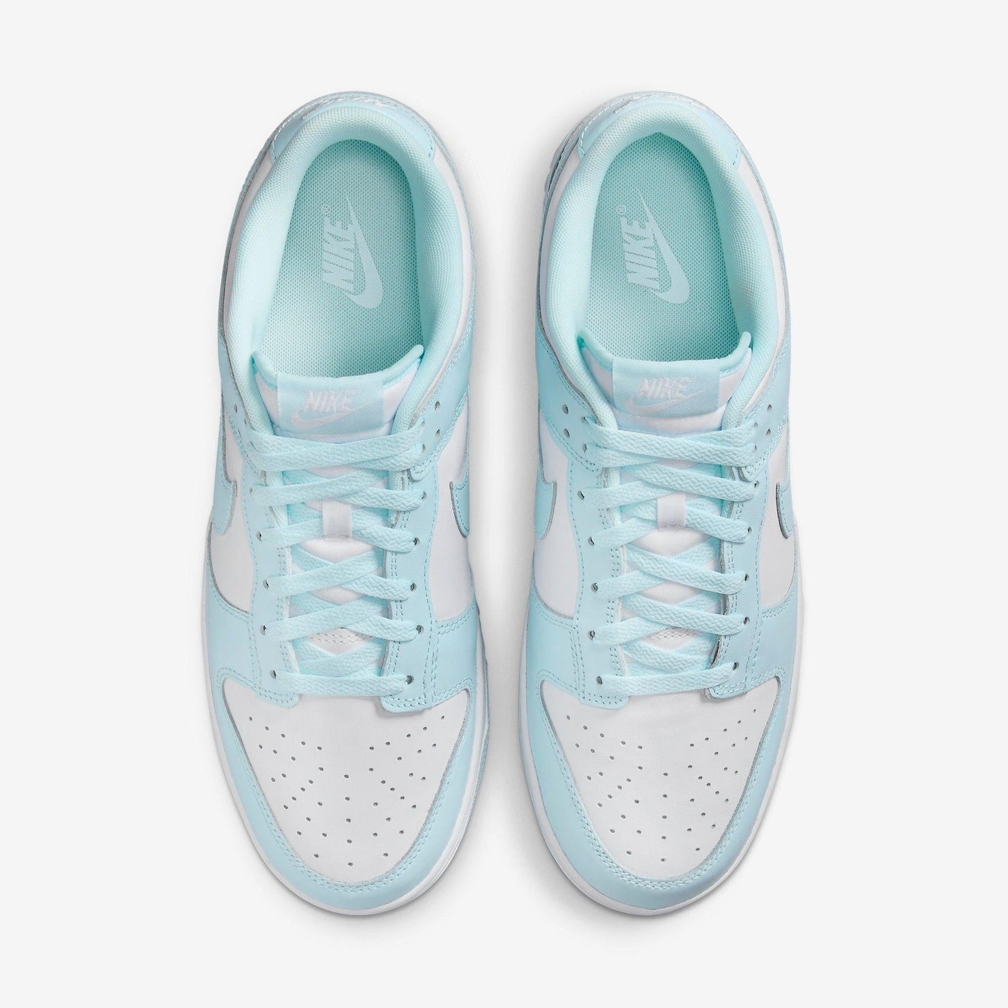 Nike Dunk Low 'Glacier Blue' (2024) [DV0833-104] Athletic Basketball Skateboarding Sports Sneakers in White / Glacier Blue for Unisex Adult Mens - AVBL MRKT (5)