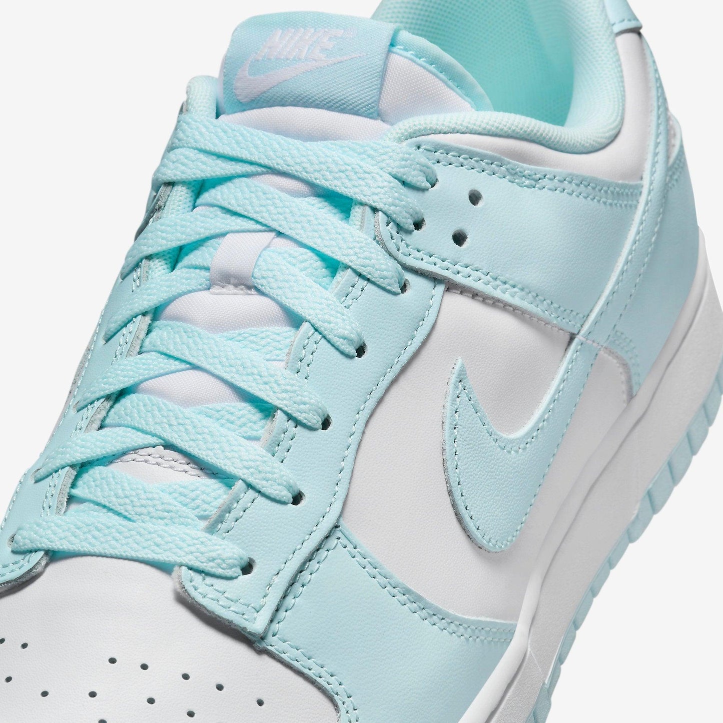 Nike Dunk Low 'Glacier Blue' (2024) [DV0833-104] Athletic Basketball Skateboarding Sports Sneakers in White / Glacier Blue for Unisex Adult Mens - AVBL MRKT (7)