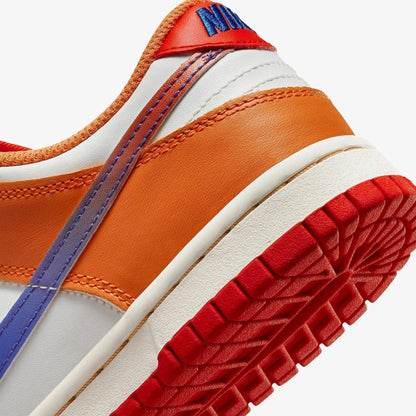 Nike Dunk Low 'Hot Curry' (2022) (GS) [DH9765-101] Athletic Basketball Skateboarding Sports Sneakers in Sail / Game Royal - University Red for Unisex Youth Kids Junior Boys Girls - AVBL MRKT (8)