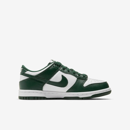 Nike Dunk Low 'Michigan State Spartans' (2021) (GS) [CW1590-102] Athletic Basketball Skateboarding Sports Sneakers in White / Team Green - White for Unisex Youth Kids Junior Boys Girls - AVBL MRKT (4)
