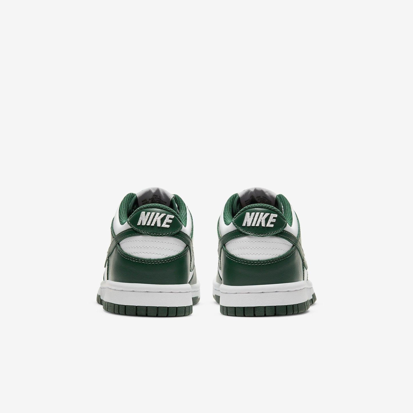Nike Dunk Low 'Michigan State Spartans' (2021) (GS) [CW1590-102] Athletic Basketball Skateboarding Sports Sneakers in White / Team Green - White for Unisex Youth Kids Junior Boys Girls - AVBL MRKT (6)