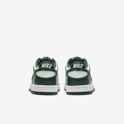 Nike Dunk Low 'Michigan State Spartans' (2021) (GS) [CW1590-102] Athletic Basketball Skateboarding Sports Sneakers in White / Team Green - White for Unisex Youth Kids Junior Boys Girls - AVBL MRKT (6)