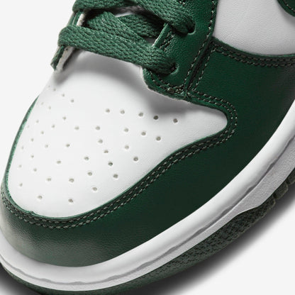 Nike Dunk Low 'Michigan State Spartans' (2021) (GS) [CW1590-102] Athletic Basketball Skateboarding Sports Sneakers in White / Team Green - White for Unisex Youth Kids Junior Boys Girls - AVBL MRKT (7)