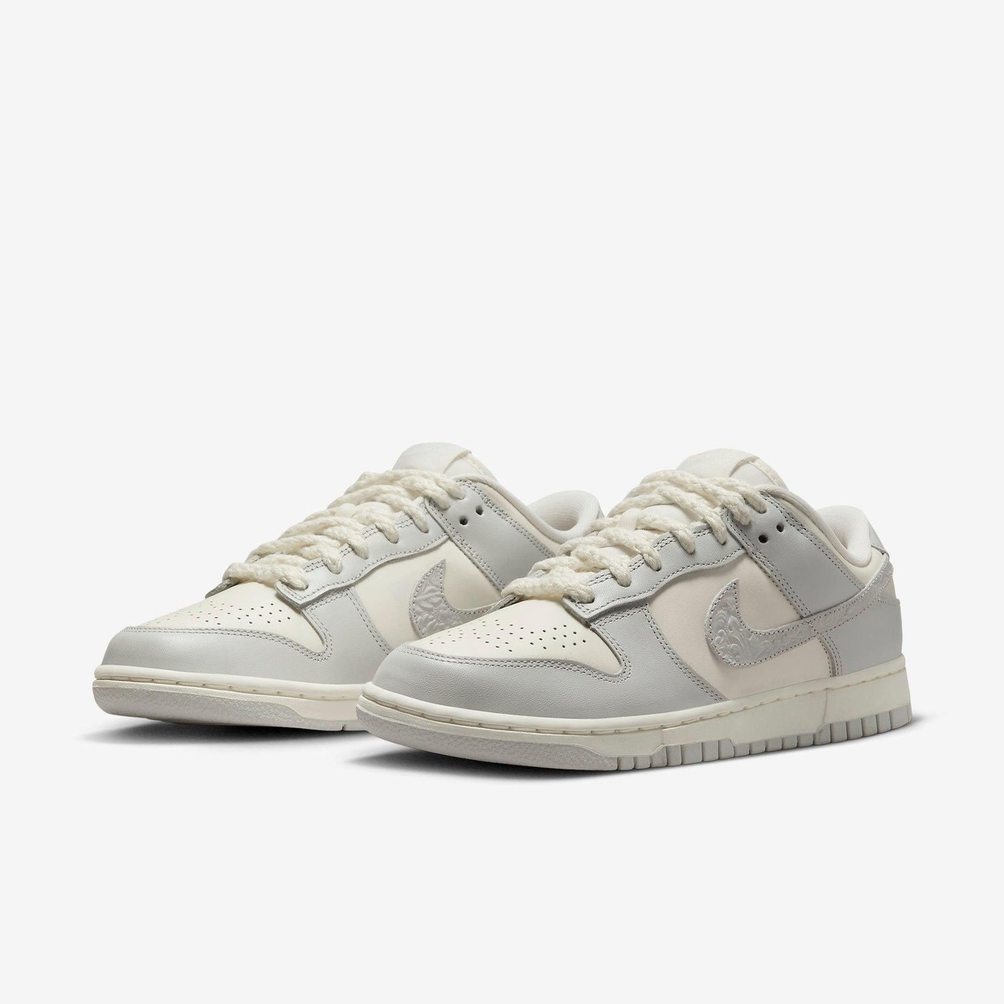 Nike Dunk Low 'Needlework' (2023) (Womens) [FJ4553-133] Athletic Basketball Skateboarding Sports Sneakers in Sail / Photon Dust - Tawny for Unisex Adult Female Ladies Girls WMNS - AVBL MRKT (1)
