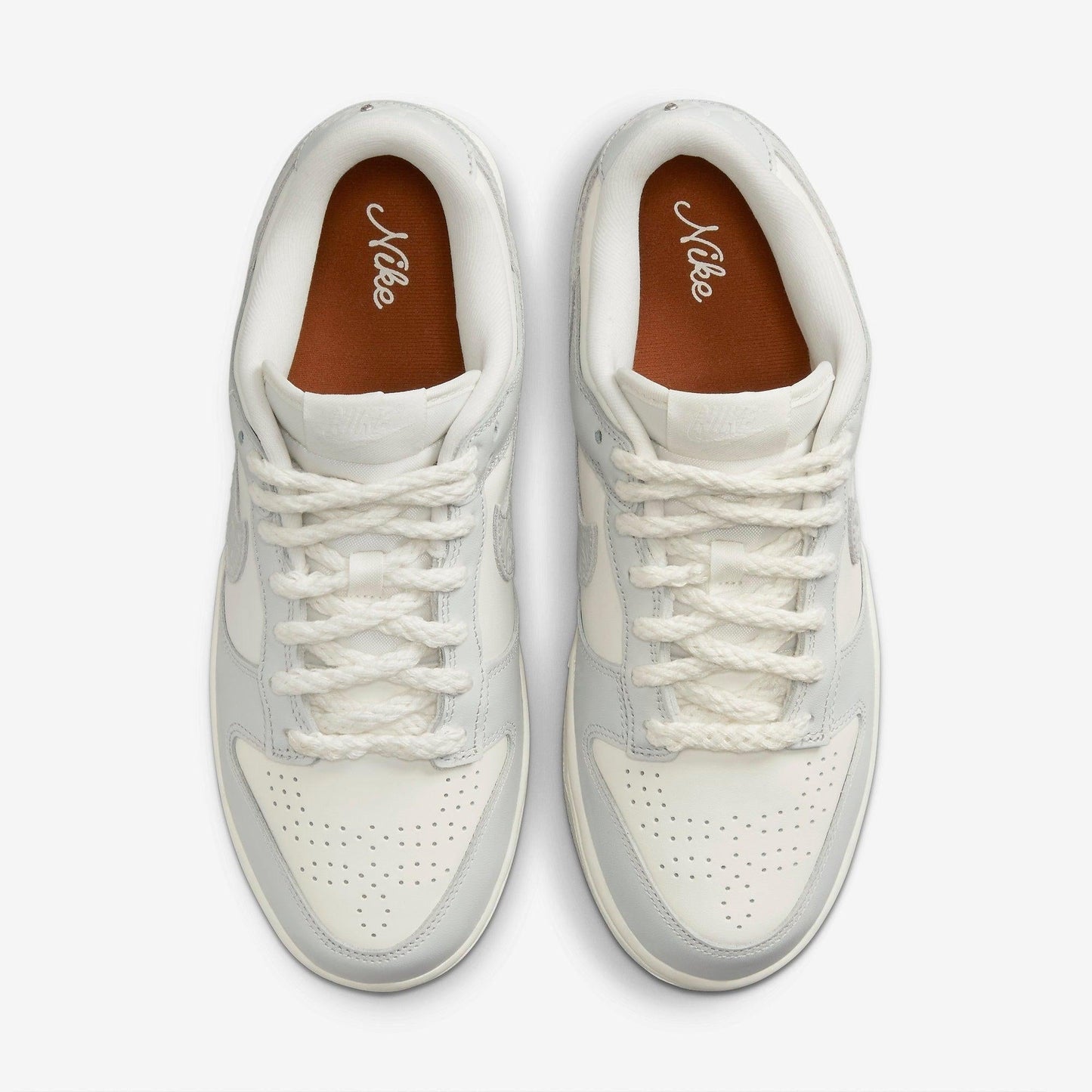Nike Dunk Low 'Needlework' (2023) (Womens) [FJ4553-133] Athletic Basketball Skateboarding Sports Sneakers in Sail / Photon Dust - Tawny for Unisex Adult Female Ladies Girls WMNS - AVBL MRKT (5)