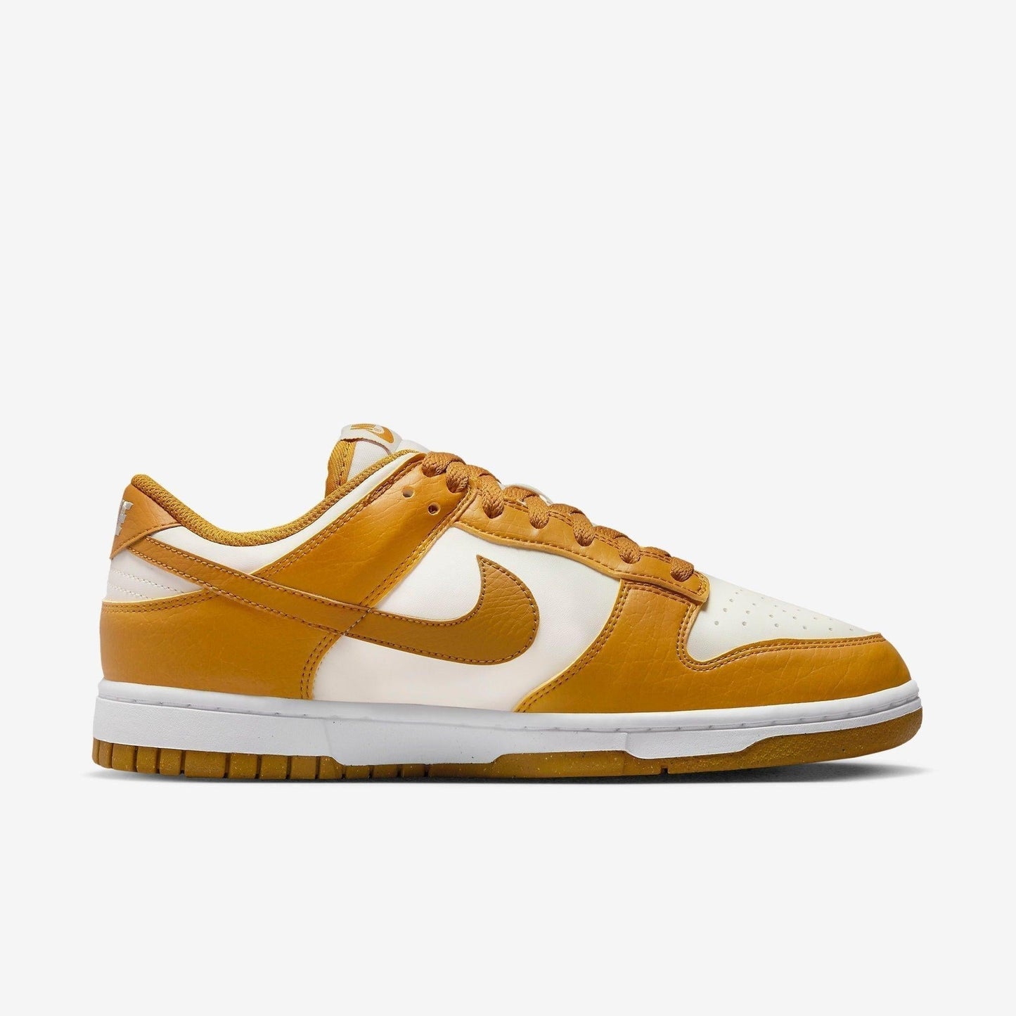 Nike Dunk Low Next Nature 'Phantom' (2022) (Womens) [DN1431-001] Athletic Basketball Skateboarding Sports Sneakers in Phantom / Gold Suede - White - Volt for Unisex Adult Female Ladies Girls WMNS - AVBL MRKT (4)