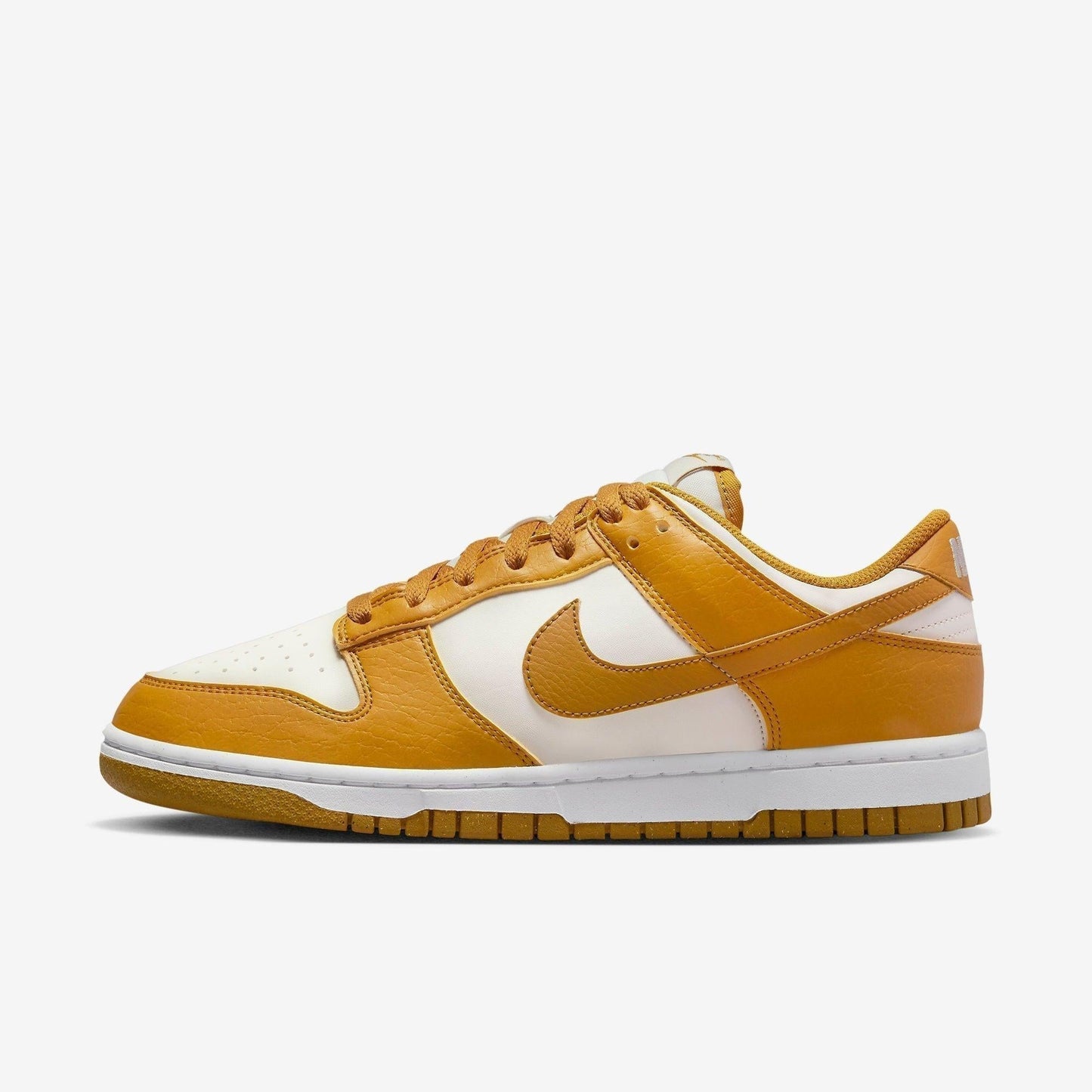 Nike Dunk Low Next Nature 'Phantom' (2022) (Womens) [DN1431-001] Athletic Basketball Skateboarding Sports Sneakers in Phantom / Gold Suede - White - Volt for Unisex Adult Female Ladies Girls WMNS - AVBL MRKT (2)
