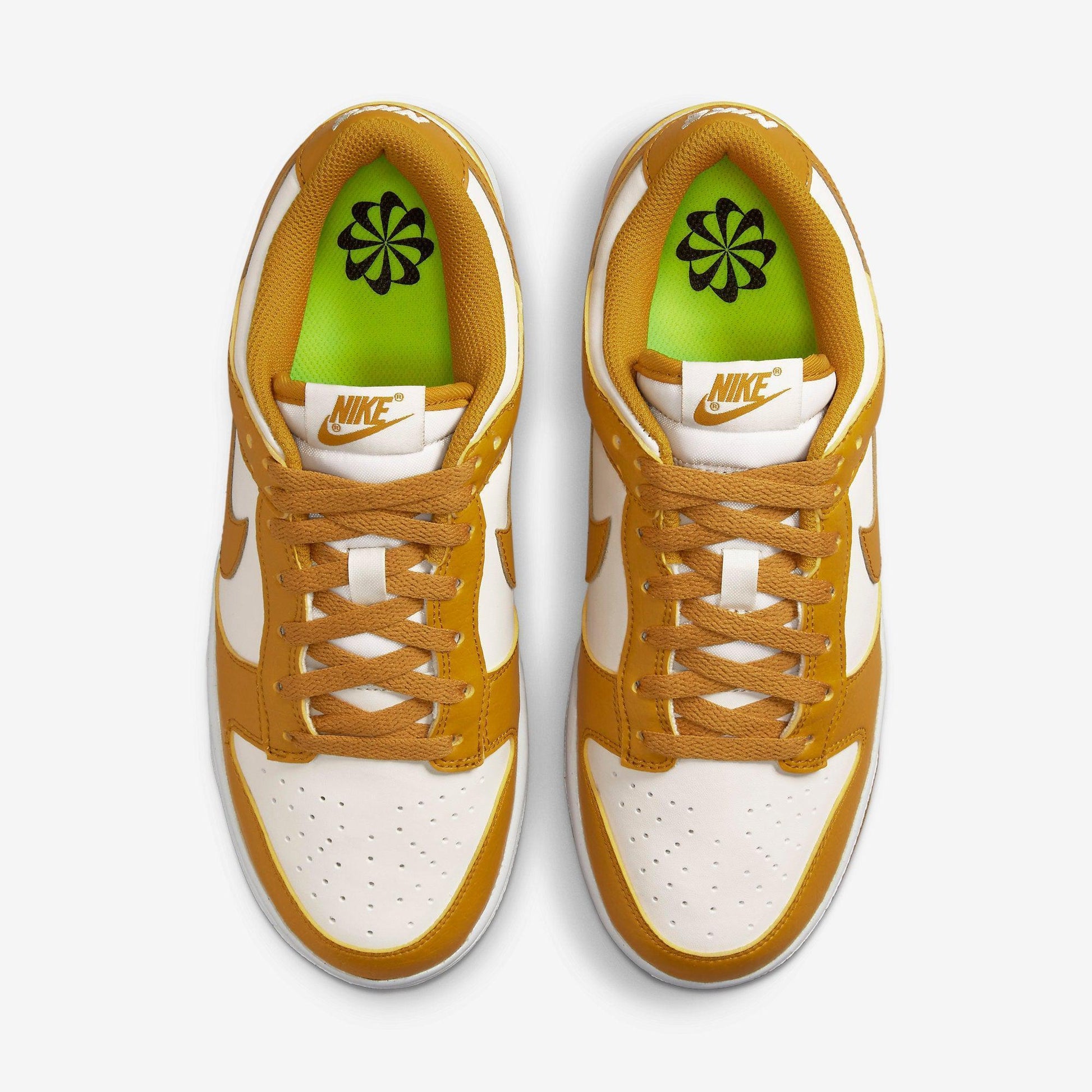 Nike Dunk Low Next Nature 'Phantom' (2022) (Womens) [DN1431-001] Athletic Basketball Skateboarding Sports Sneakers in Phantom / Gold Suede - White - Volt for Unisex Adult Female Ladies Girls WMNS - AVBL MRKT (5)
