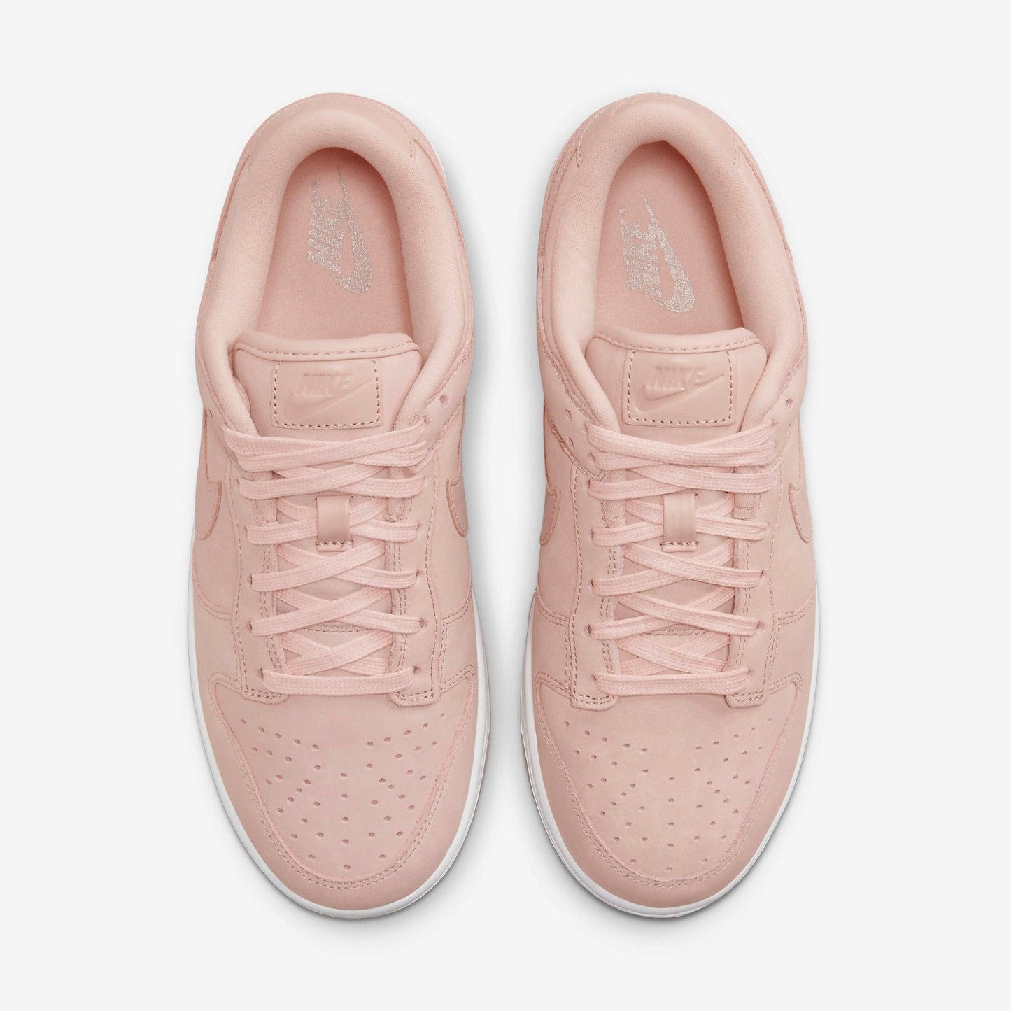 Nike Dunk Low PRM MF 'Pink Oxford' (2023) (Womens) [DV7415-600] Athletic Basketball Skateboarding Sports Sneakers in Pink Oxford / Pink Oxford - White for Unisex Adult Female Ladies Girls WMNS - AVBL MRKT (5)