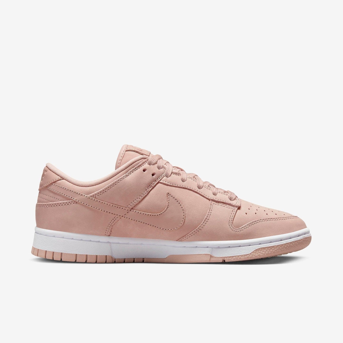 Nike Dunk Low PRM MF 'Pink Oxford' (2023) (Womens) [DV7415-600] Athletic Basketball Skateboarding Sports Sneakers in Pink Oxford / Pink Oxford - White for Unisex Adult Female Ladies Girls WMNS - AVBL MRKT (4)