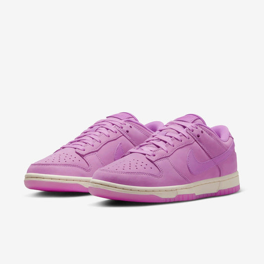 Nike Dunk Low PRM MF 'Rush Fuchsia' (2023) (Womens) [DV7415-500] Athletic Basketball Skateboarding Sports Sneakers in Rush Fuchsia / Rush Fuchsia for Unisex Adult Female Ladies Girls WMNS - AVBL MRKT (1)