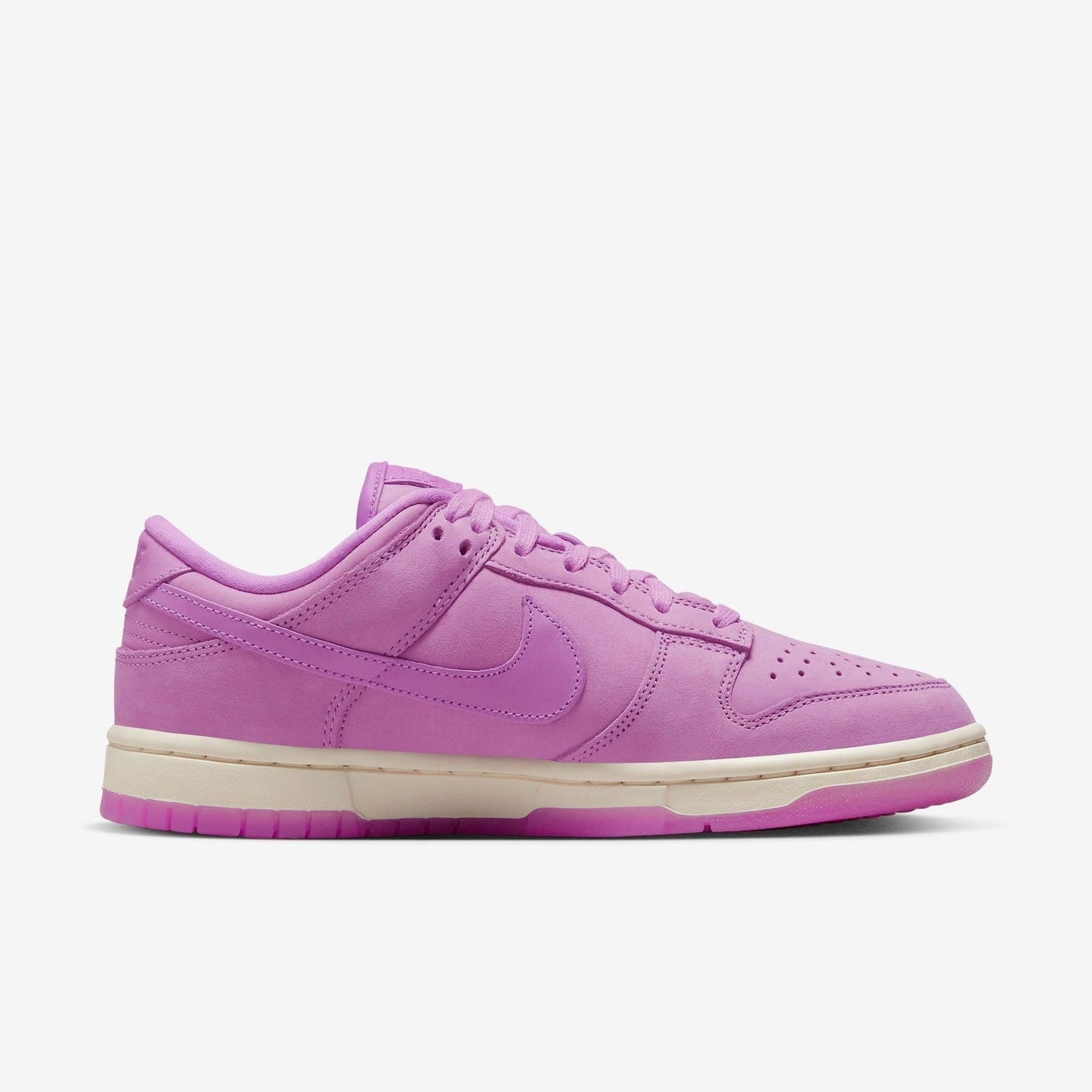 Nike Dunk Low PRM MF 'Rush Fuchsia' (2023) (Womens) [DV7415-500] Athletic Basketball Skateboarding Sports Sneakers in Rush Fuchsia / Rush Fuchsia for Unisex Adult Female Ladies Girls WMNS - AVBL MRKT (4)