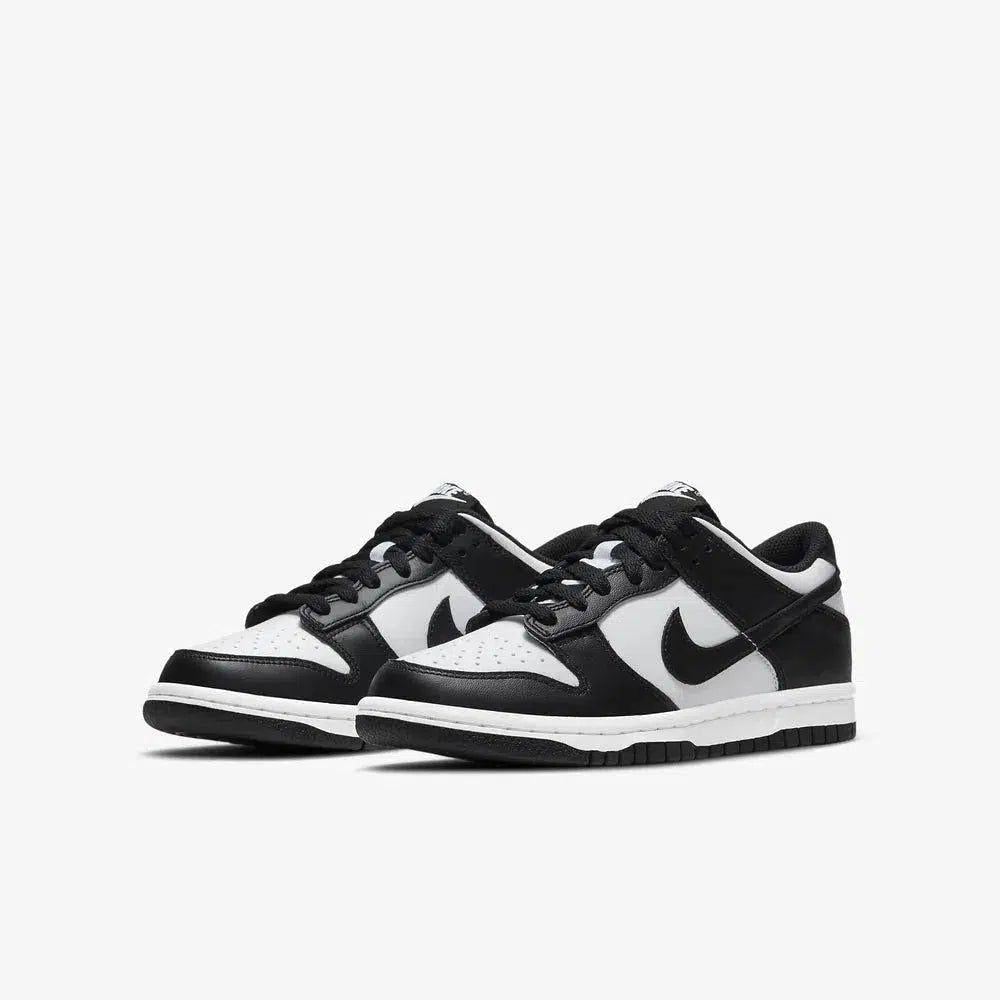Nike Dunk Low 'Panda Black / White' (2021) (GS) [CW1590-100] Athletic Basketball Skateboarding Sports Sneakers in White / Black - White for Unisex Youth Kids Junior Boys Girls - AVBL MRKT (1)