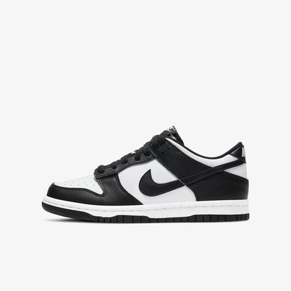 Nike Dunk Low 'Panda Black / White' (2021) (GS) [CW1590-100] Athletic Basketball Skateboarding Sports Sneakers in White / Black - White for Unisex Youth Kids Junior Boys Girls - AVBL MRKT (2)