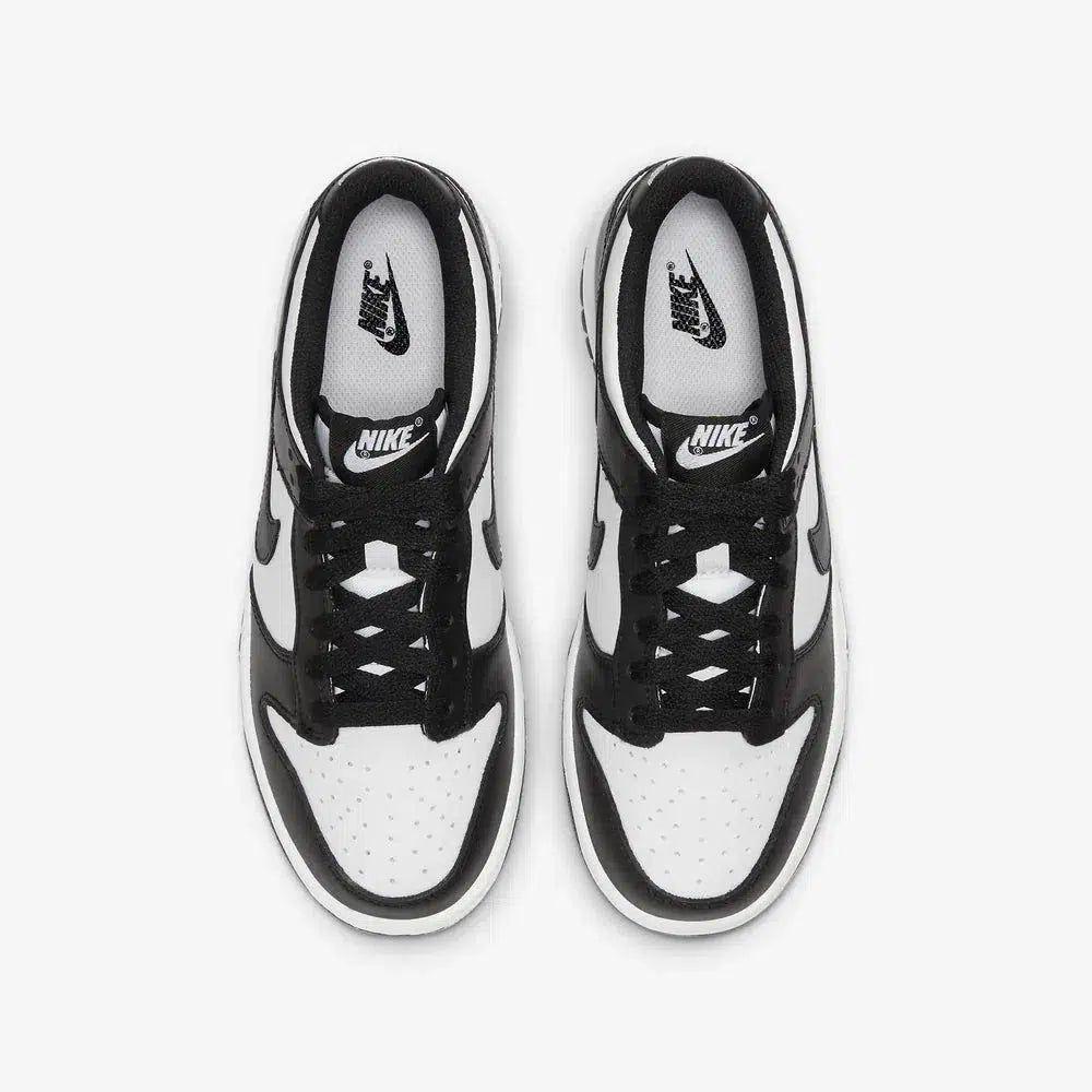 Nike Dunk Low 'Panda Black / White' (2021) (GS) [CW1590-100] Athletic Basketball Skateboarding Sports Sneakers in White / Black - White for Unisex Youth Kids Junior Boys Girls - AVBL MRKT (5)