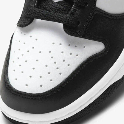 Nike Dunk Low 'Panda Black / White' (2021) (GS) [CW1590-100] Athletic Basketball Skateboarding Sports Sneakers in White / Black - White for Unisex Youth Kids Junior Boys Girls - AVBL MRKT (7)