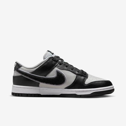 Nike Dunk Low Retro 'Chenille Swoosh Grey Fog' (2022) [DQ7683-001] Athletic Basketball Skateboarding Sports Sneakers in Grey Fog / Black - Wolf Grey for Unisex Adult Mens - AVBL MRKT (4)