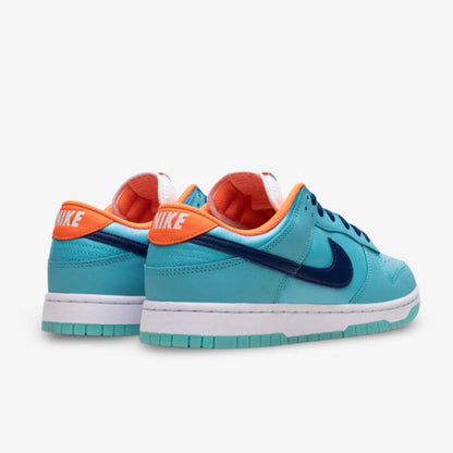 Nike Dunk Low SE 'Baltic Blue / Total Orange' (2024) [HQ1538-416] Athletic Basketball Skateboarding Sports Sneakers in Baltic Blue / Deep Royal Blue - White for Unisex Adult Mens - AVBL MRKT (4)