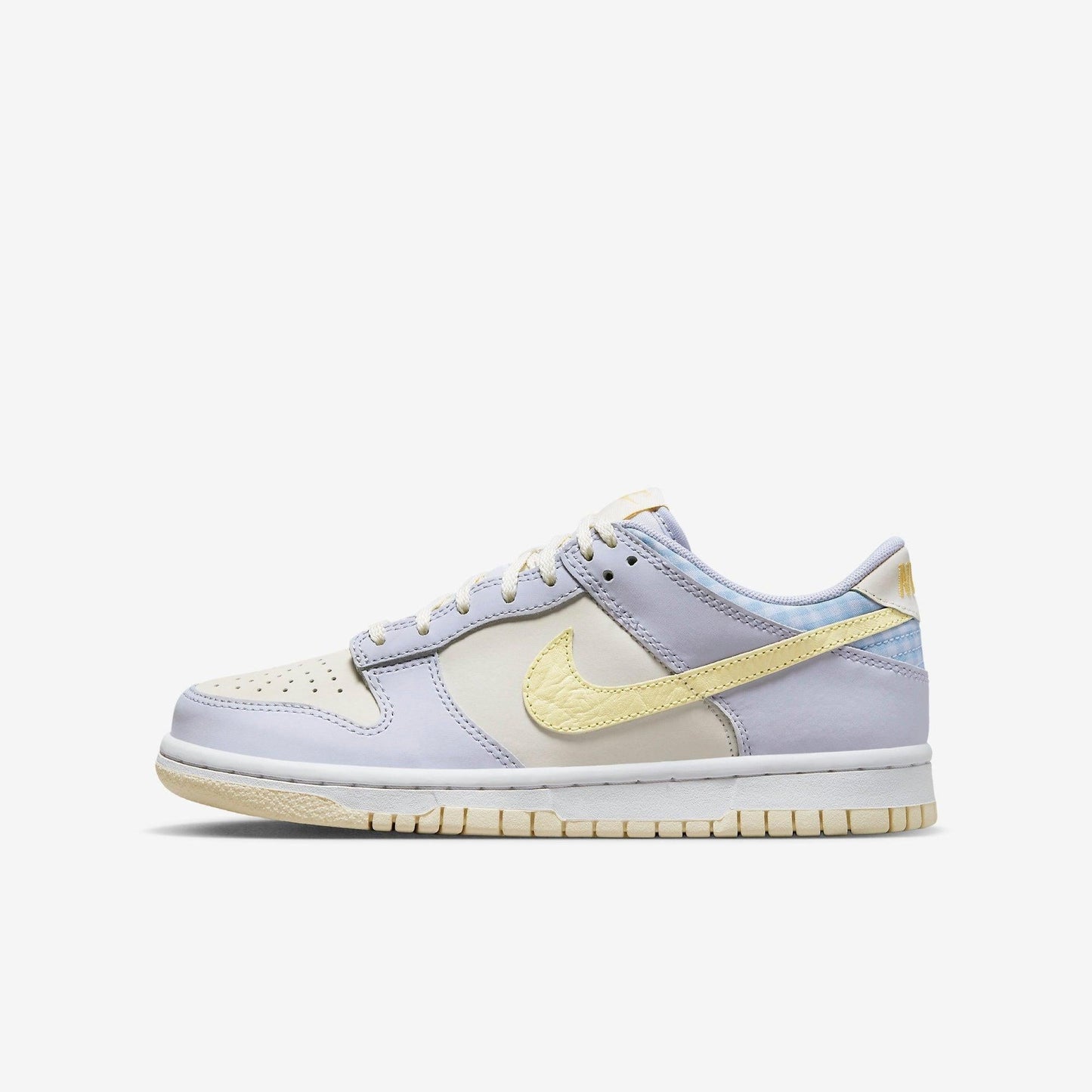 Nike Dunk Low SE 'Easter' (2023) (GS) [FJ4641-536] Athletic Basketball Skateboarding Sports Sneakers in Oxygen Purple / Citron Tint for Unisex Youth Kids Junior Boys Girls - AVBL MRKT (2)