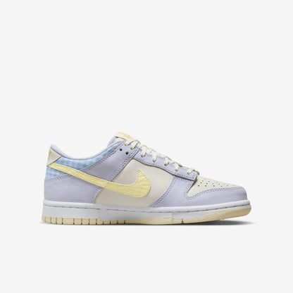 Nike Dunk Low SE 'Easter' (2023) (GS) [FJ4641-536] Athletic Basketball Skateboarding Sports Sneakers in Oxygen Purple / Citron Tint for Unisex Youth Kids Junior Boys Girls - AVBL MRKT (4)