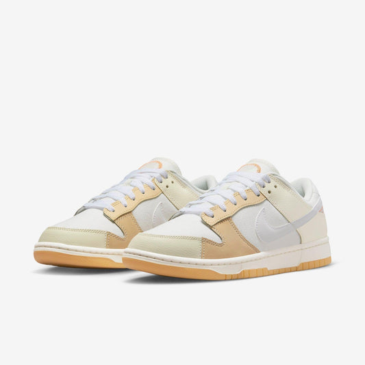 Nike Dunk Low SE 'Patchwork If Lost Return To' (2023) [FJ5475-100] Athletic Basketball Skateboarding Sports Sneakers in White / Sail - White - Sanddrift for Unisex Adult Mens - AVBL MRKT (1)