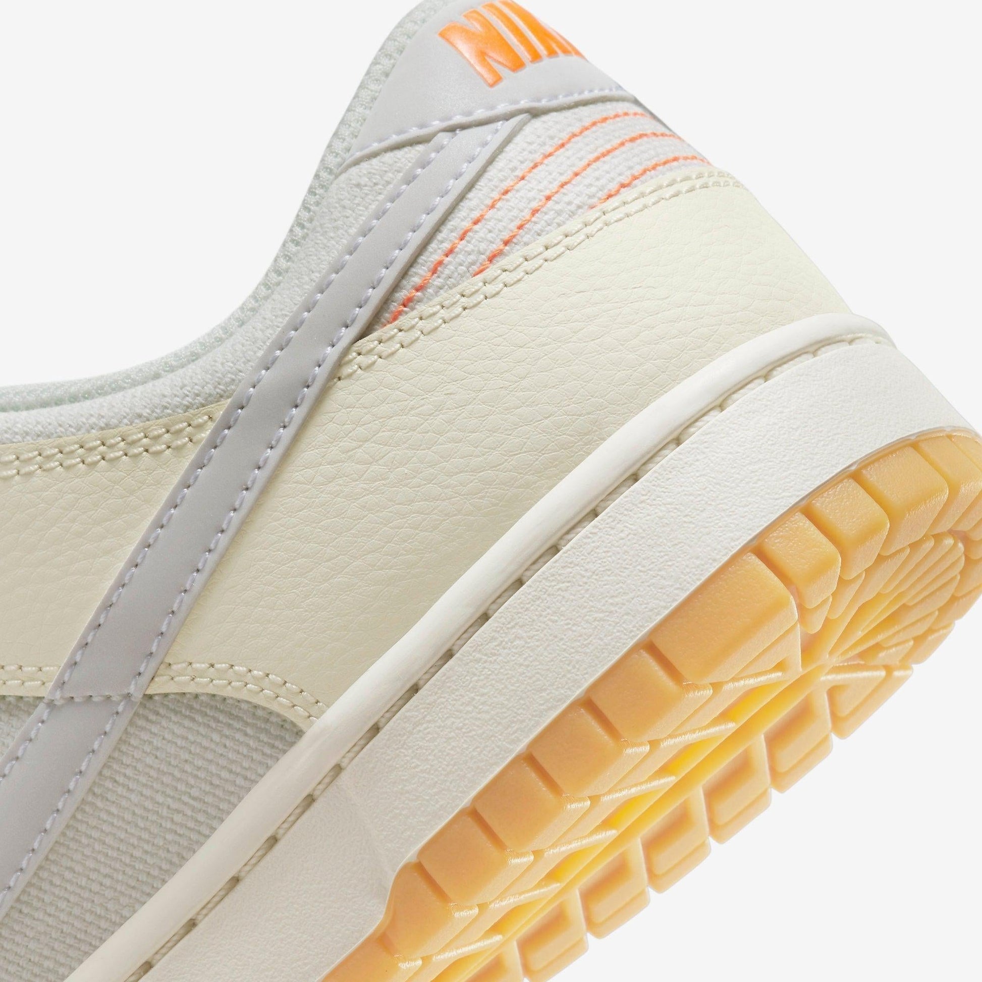 Nike Dunk Low SE 'Patchwork If Lost Return To' (2023) [FJ5475-100] Athletic Basketball Skateboarding Sports Sneakers in White / Sail - White - Sanddrift for Unisex Adult Mens - AVBL MRKT (8)
